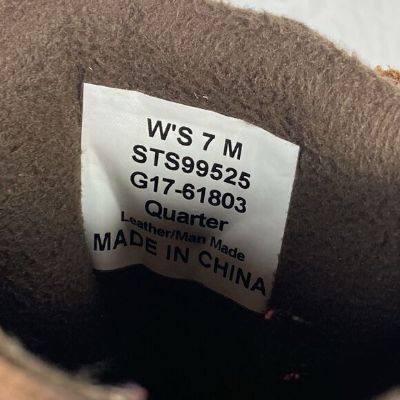 Sperry Duck Boots Womens Size 7 Black Brown Leather Outdoor Rubber Rain Booties - Picture 15 of 15